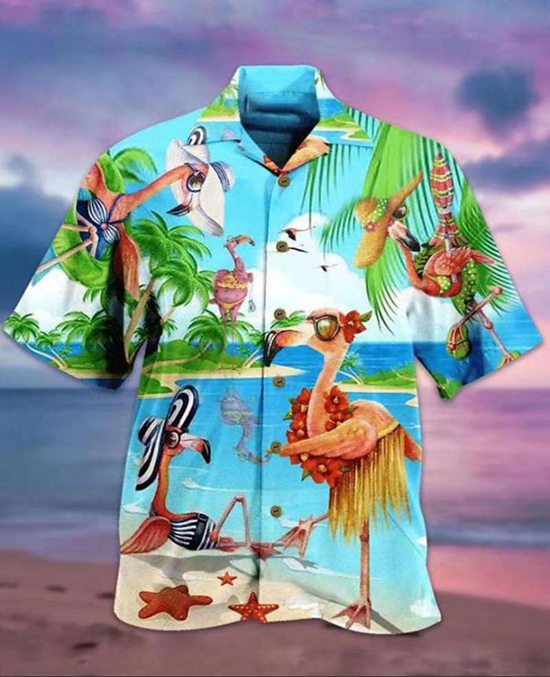 Per uomo Squalo Prodotti per pesci Palma Maglietta informale Camicia hawaiana Camicia da campo Maniche corte Camicia Collo ripiegabile Hawaiano Originale Informale Per uscire A B C Stampa 3D S M L del 2025 a $24.99 –P6