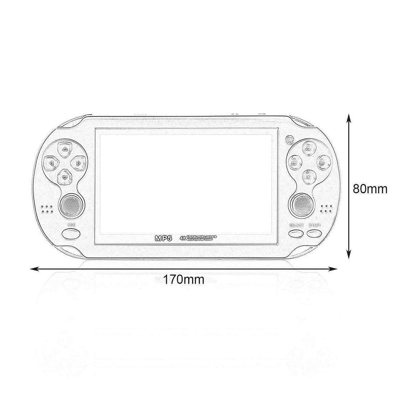 2025年 mp5 携帯ゲーム機 psp ゲーム機 psvita ゲーム機 4.3 画面 8gb 多言語版 コレクション – $77.99 –P8