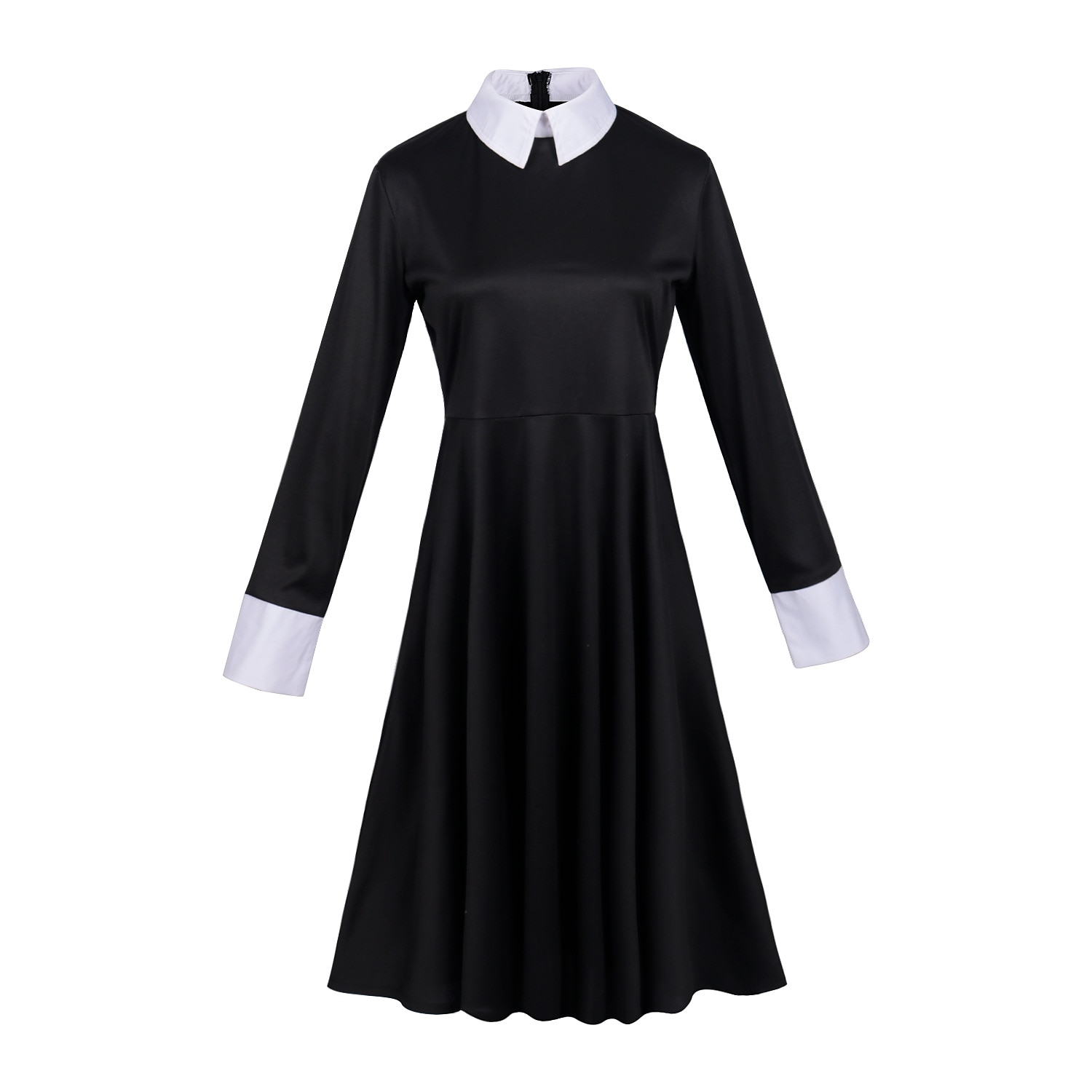 The Addams Family Wednesday Addams Wednesday Party Black Dress Cosplay  Women NEW