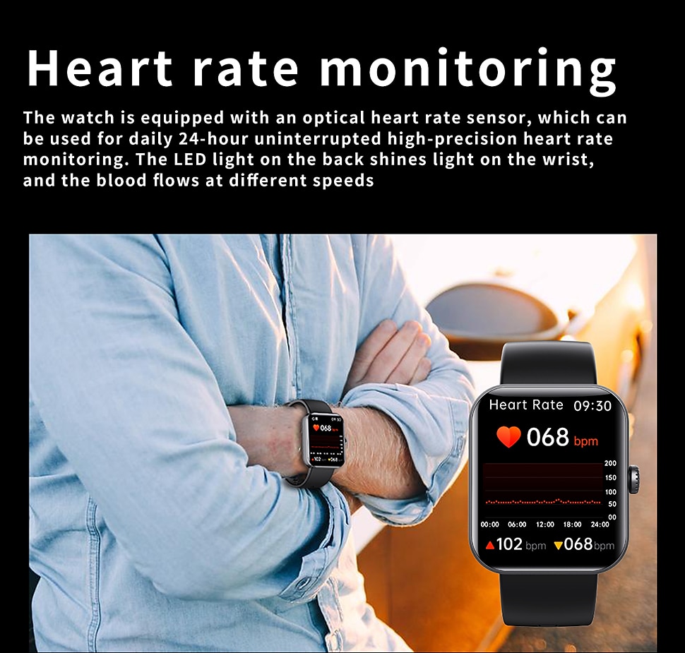 Smart Watch for Men - Full Touch Screen Sport Fitness Watch, IP67 Waterproof, Bluetooth Compatible with Android & iOS 2025 - $44.99 –P6