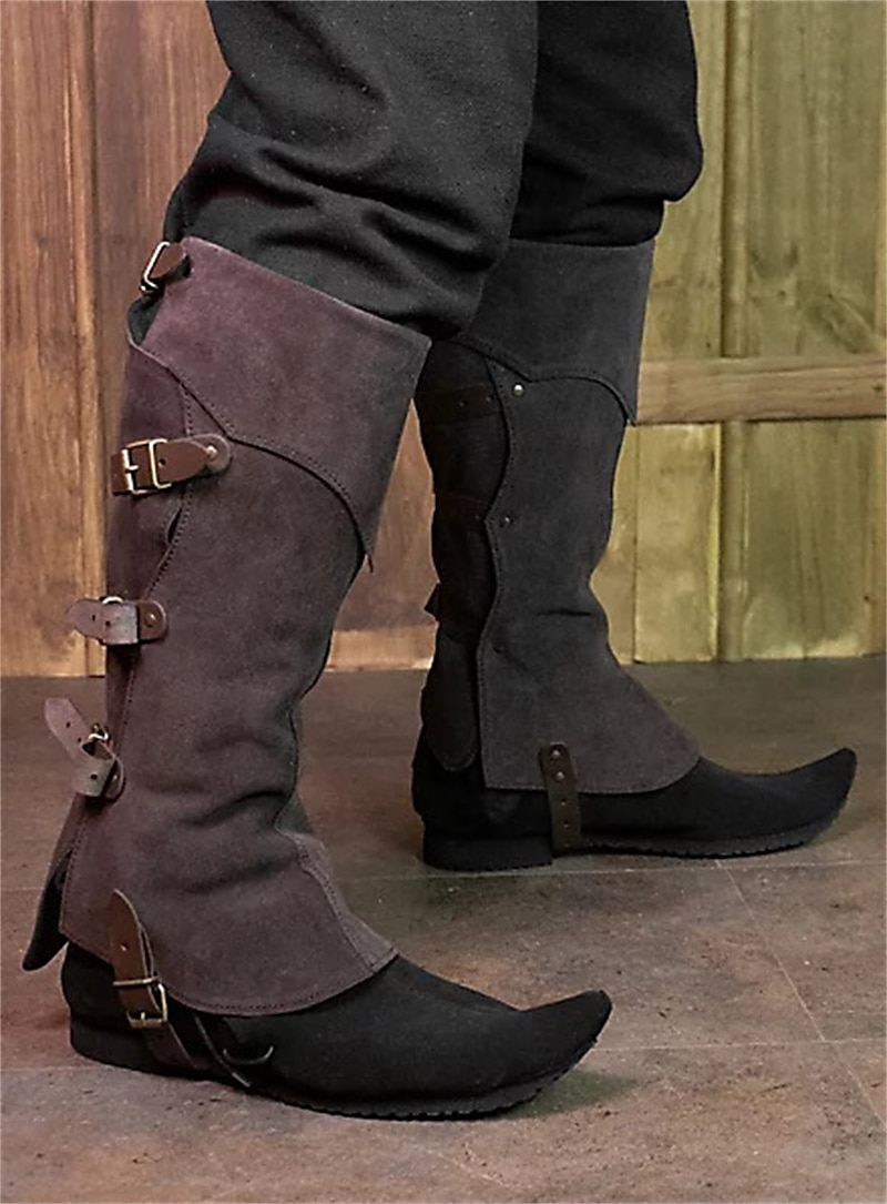 Středověké Renesanční Leg Warmers Kamaše Návleky na boty Pirát Viking Ranger Lukostřelba Maškarní kostým Pánské Unisex Pirát Fantazie Plesová maškaráda Večírek Dospělé Kryt obuvi 2025 - $34.99 –P7