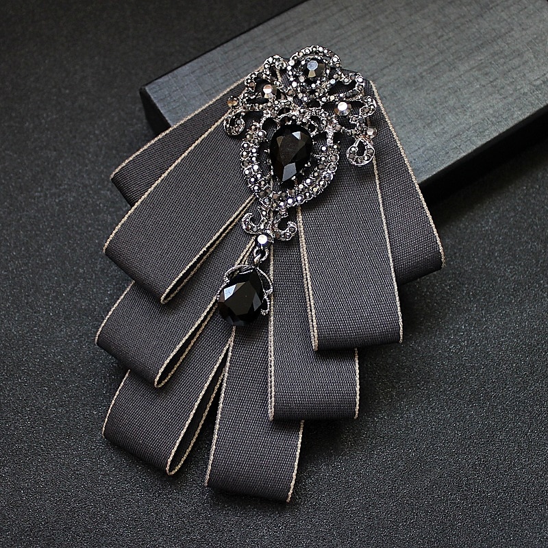 Men's Fashion Bow Tie Color Block Black Red Blue 2023 2025 - $21.99 –P5