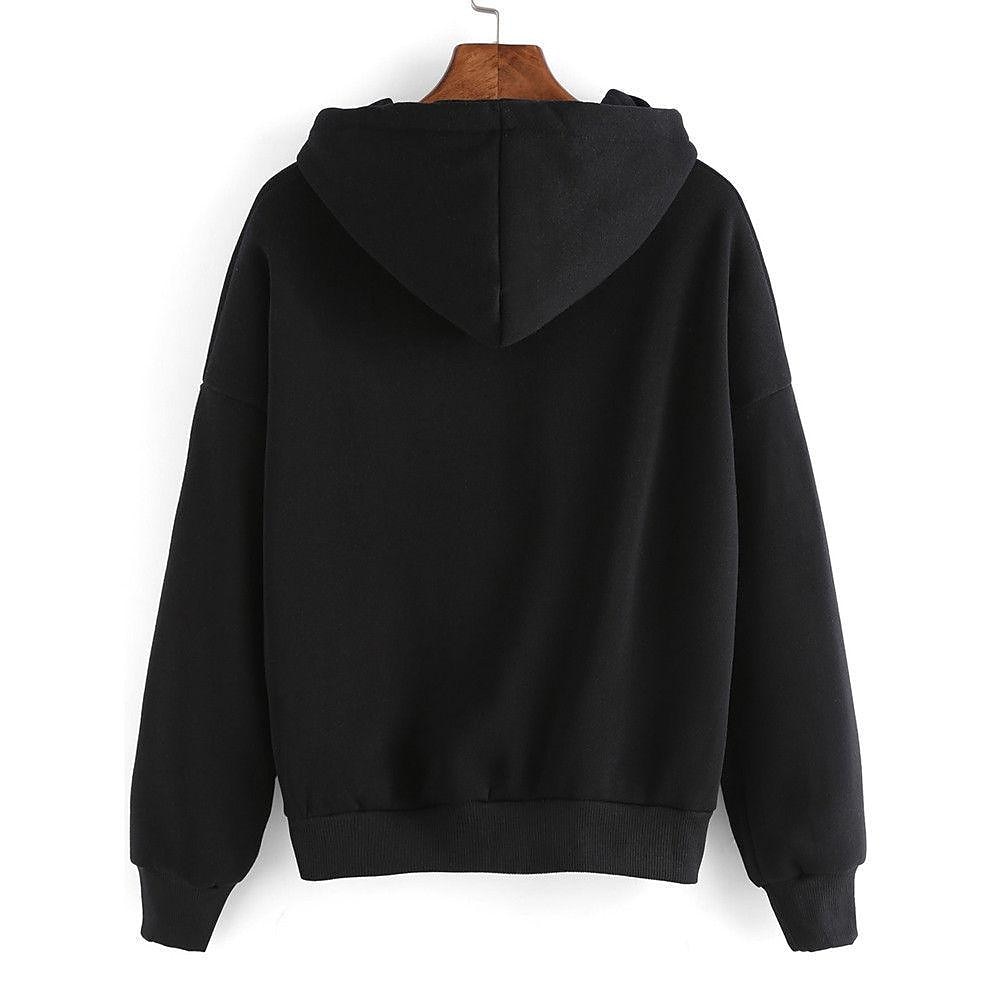 Women's Hoodie Sweatshirt Pullover Basic Graphic Street Casual Hoodie Drawstring Long Sleeve Black Yellow Pink Red Grey Fall & Winter 2025 - $15.99 –P2