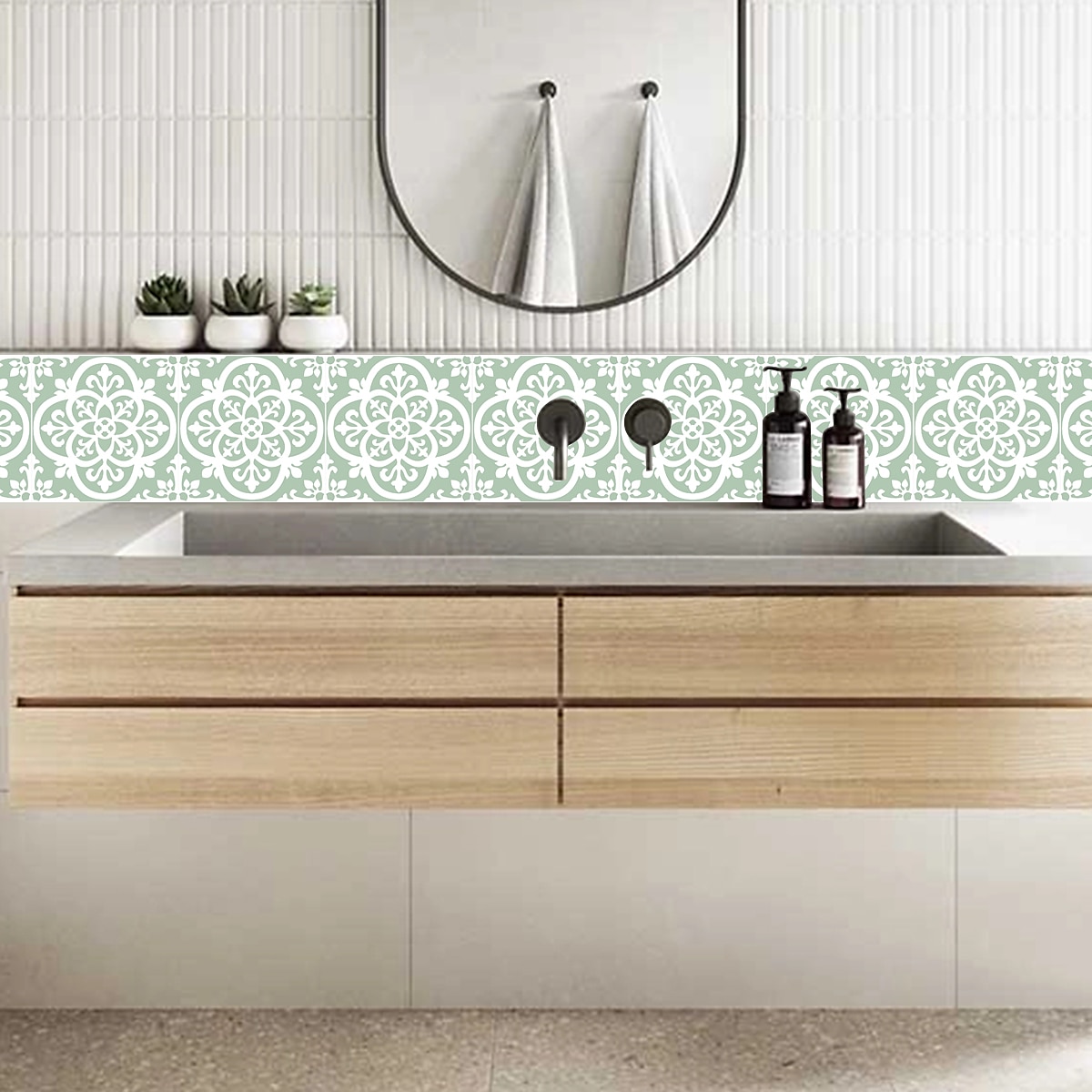 Vintage Self-Adhesive Tile Sticker Square Peel and Stick Non-Slip Waterproof Removable PVC Bathroom Kitchen Home Decor Floor Wall Stair Tile Sticker 2025 - $13.99 –P11