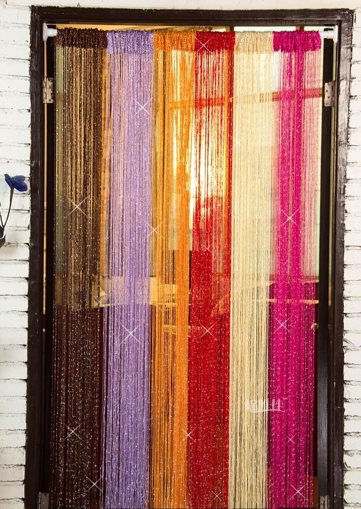 1PCS 100cm*200cm Fly Screen Fringe Tassel Curtain String Sparkle Curtains Bedroom Curtains Room Decor Divider Door Window Decor 2026 - $9.99 –P4