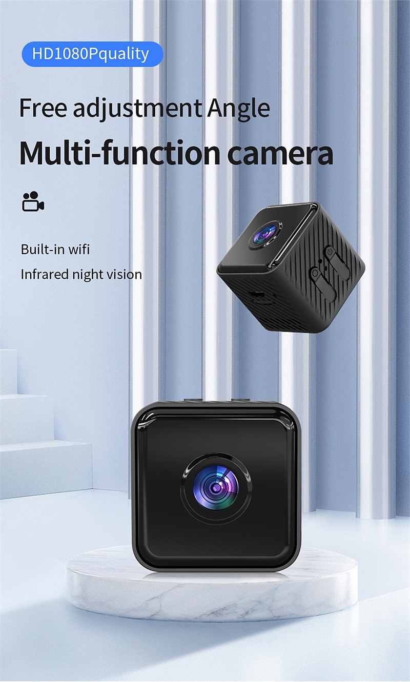 New X2 Mini Camera HD 1080P WiFi IP Camera Home Security Night Vision Wireless Remote Surveillance Camera Mini Cameras 2025 - $27.99 –P1