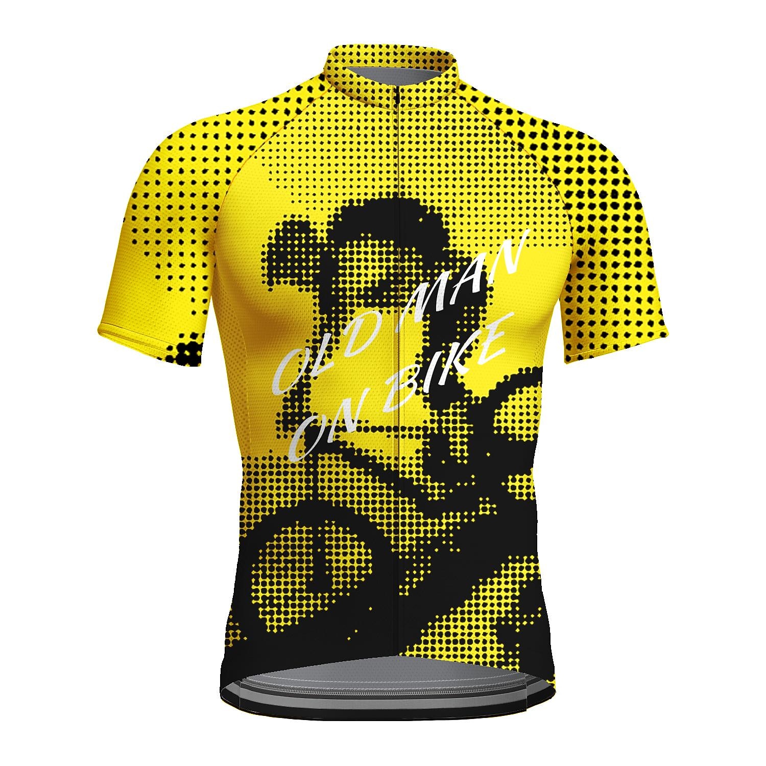 Per uomo Maglia da Ciclismo Grafico Divertente VECCHIO IN BICICLETTA Manica Corta Bicicletta Maglia Top con 3 tasche posteriori Mountain Bike MTB Ciclismo su strada Asciugatura Rapida Strisce del 2026 a $30.99 –P18