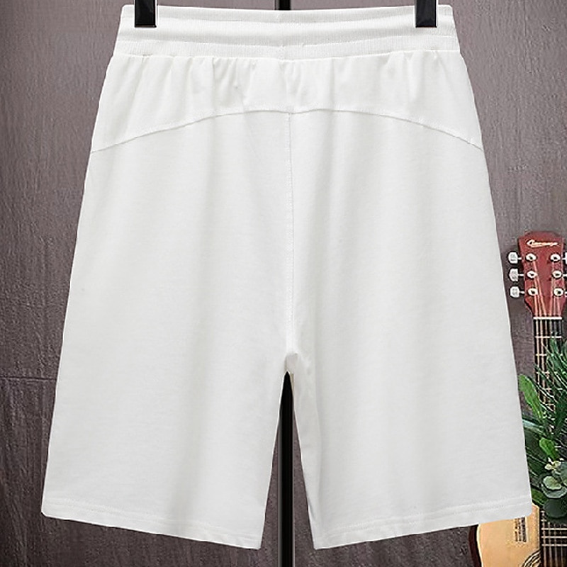 Homens calções atléticos Shorts de moletom Shorts Terry Bolsos Com Cordão Cintura elástica Tecido Conforto Ao ar livre Diário Para Noite Moda Roupa de rua Preto Branco de 2025 por $13.99 –P3