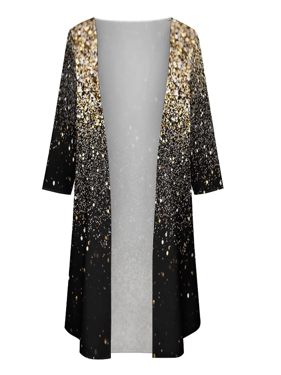 Femme Robe mi-longue Robe casual Robe Ensemble Robe deux pièces Robe d'église Mode Extérieur du quotidien Sortie Standard A Ombre Manches 3/4 Col Ras du Cou Rose Claire Bleu Dorée Vert Eté Printemps de 2025 ? $34.99 –P6