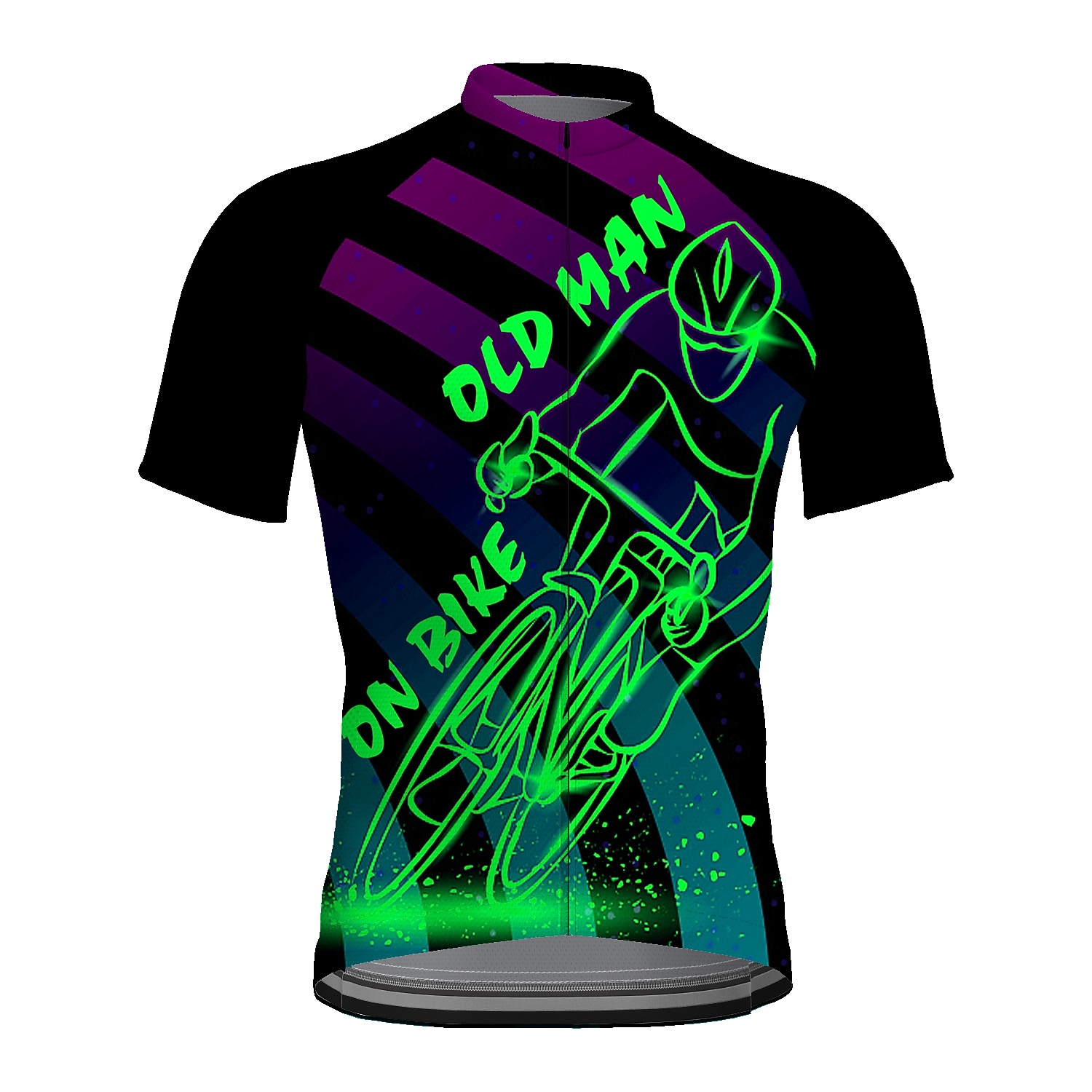 Homme Maillot de cyclisme Graphique Drôle Manche Courte Cyclisme