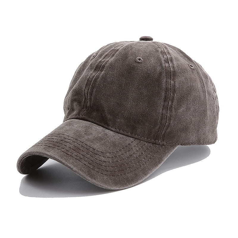 Voor heren Wassen baseballpet Zwart Wit Katoen Gesp Modern eigentijds Alledaagse kleding Vakantie Heldere kleur Zonbescherming Sport 2026 - $12.49 –P12