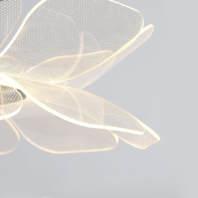 LED Pendant Lights Circle Design 45cm 3000-6000K 1-Light Lotus Leaf Acrylic Chandelier Lamp Modern Contemporary Style Kitchen Dining Home Bar Light 110-120V 220-240V 2025 - $326.79 –P5