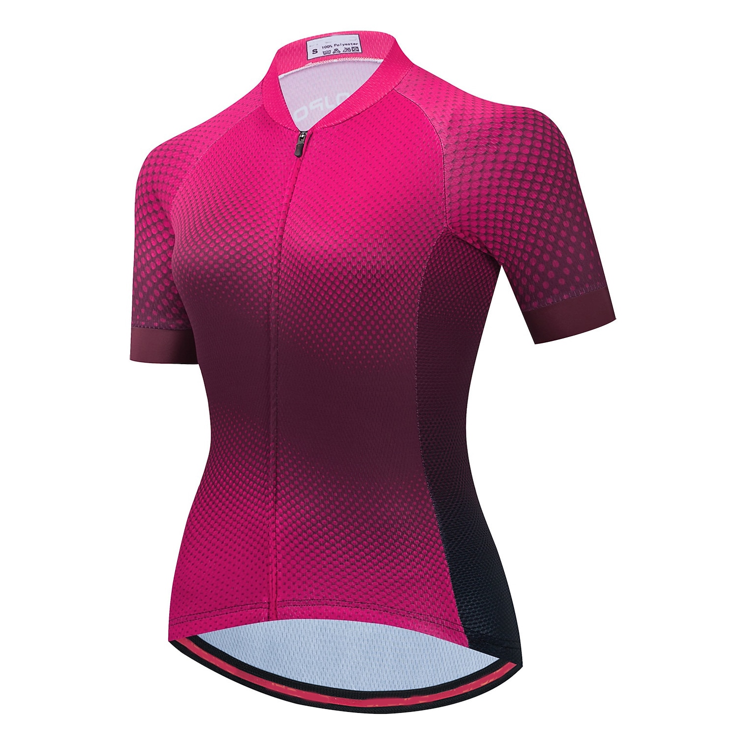 Mujer Maillot de Ciclismo Geométrico Degradado Manga Corta Bicicleta Maillot Camiseta con 3 bolsillos traseros MTB Bicicleta Montaña Ciclismo Carretera Secado rápido Bandas Reflectantes Bolsillo 2025 - $29.99 –P2