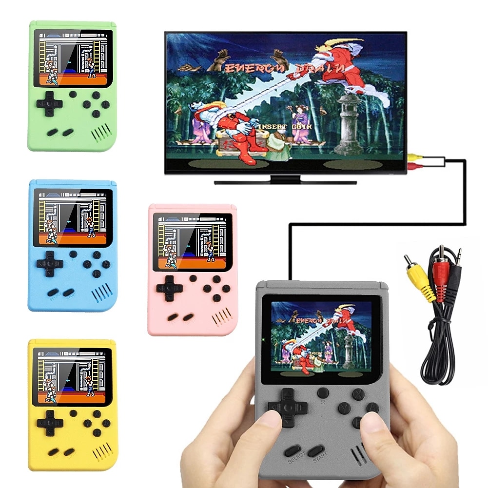 500 In 1 3 Inch LCD Video Toy Gaming Player Mini Handheld Games Toys Game Console For Kids Portable Game Playing Machine 2025 - $26.99 –P1