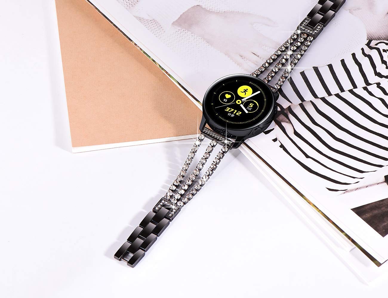 Cinturino per orologio  per Samsung Watch 7/6/5/4 40/44mm, Galaxy Watch 5 Pro 45mm, Galaxy Watch 6/4 Classic 42/46/43/47mm, Watch 3, Active 2, Gear S3 S2 Acciaio inossidabile Sostituzione Cinghia del 2026 a $21.99 –P7