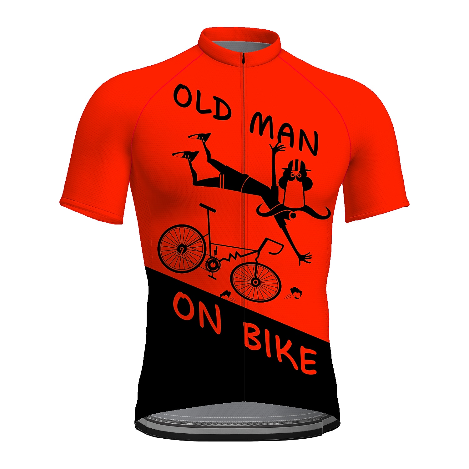 Per uomo Maglia da Ciclismo Grafico Divertente VECCHIO IN BICICLETTA Manica Corta Bicicletta Maglia Top con 3 tasche posteriori Mountain Bike MTB Ciclismo su strada Asciugatura Rapida Strisce del 2026 a $30.99 –P15