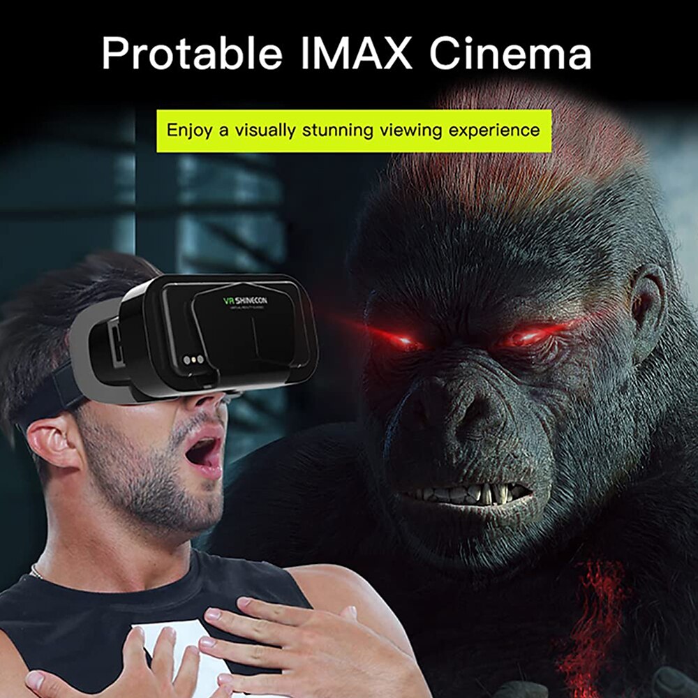 VR Headset Without Remote Control Compatible iPhone & Android Phones in 3.5"-7.2" Screen Lightweight & Adjustable HD 3D Virtual Reality Glasses 2025 - $27.99 –P5
