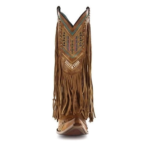 Tupsu Jaren '70 Schoenen Westerse laars Vierkante Teen Hippie Cowboy Dames Maskerade Feest / Uitgaan Prideparade Trots maand Volwassenen Schoenen 2025 - $90.99 –P8
