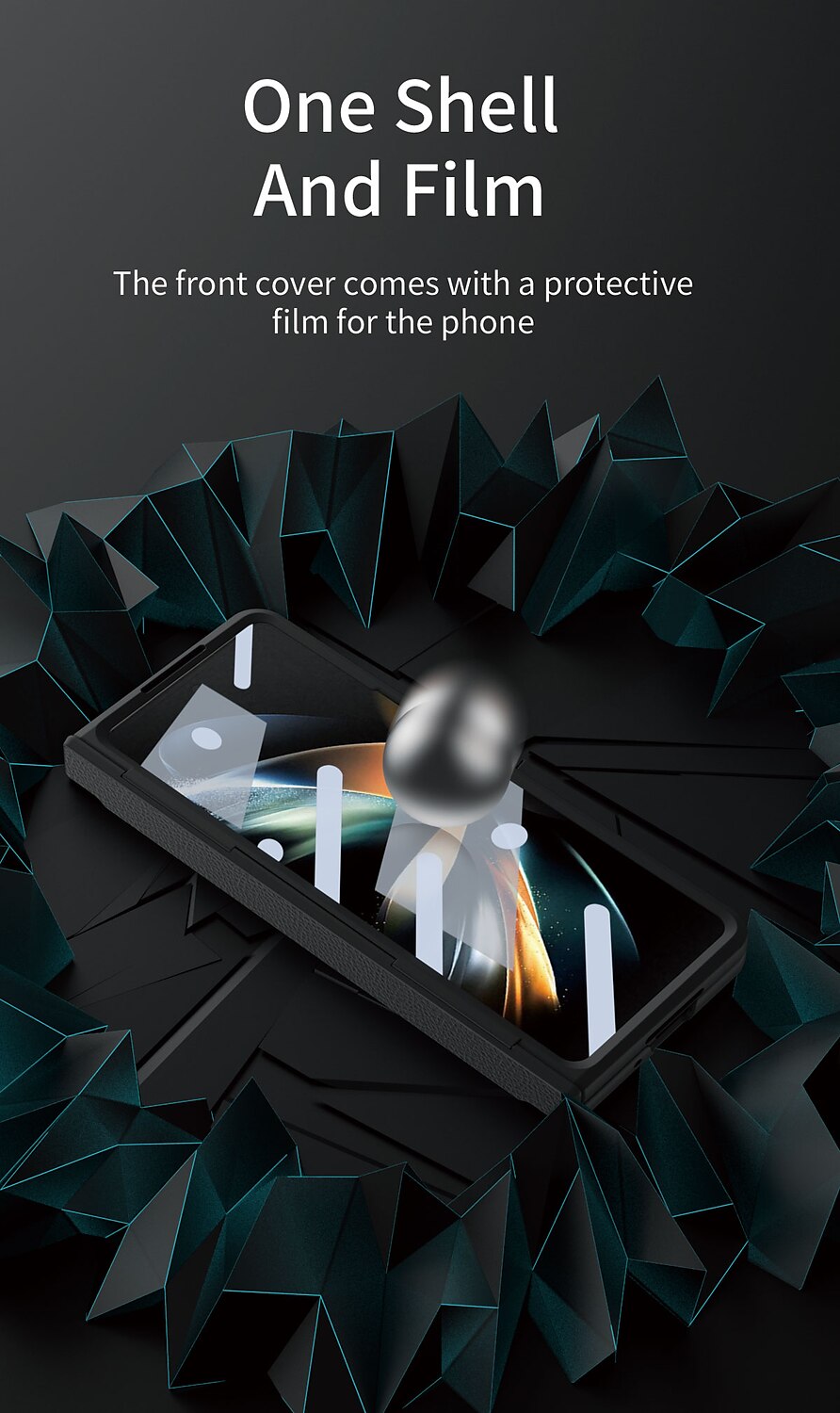 Чехол для телефона для Samsung Galaxy Z Fold 5 Z Fold 4 Z Fold 3 Flip бамперный флип полный корпус защитный однотонный ПК PU кожа 2025 - $36.99 –P4