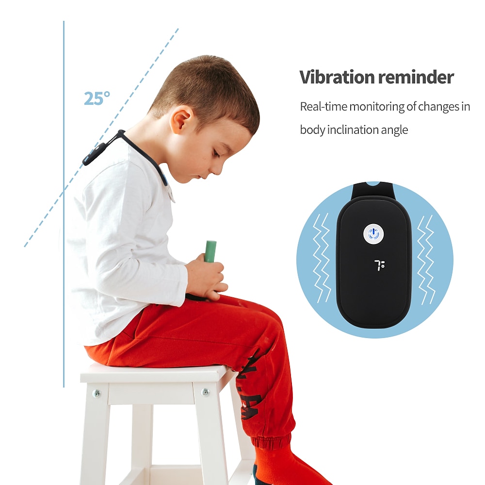 slimme houding corrector apparaat houding training realtime wetenschappelijke rughouding juiste nek bult corrector volwassen kind gezondheid 2025 - $25.99 –P6