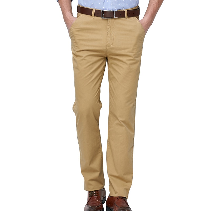 Per uomo pantaloni della tuta Pantaloni Tasche Gamba dritta Liscio Matrimonio Ufficio Attività commerciale Misto cotone Moderno Da cerimonia Nero Bianco Media elasticità del 2025 a $23.99 –P4