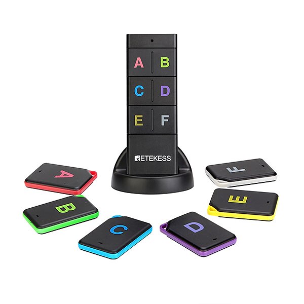 th104 găsitor chei fără fir rf localizare chei tracker animale de companie tracker portofel telecomandă 1 transmițător rf 6 receptor 2025 - $47.99 –P1