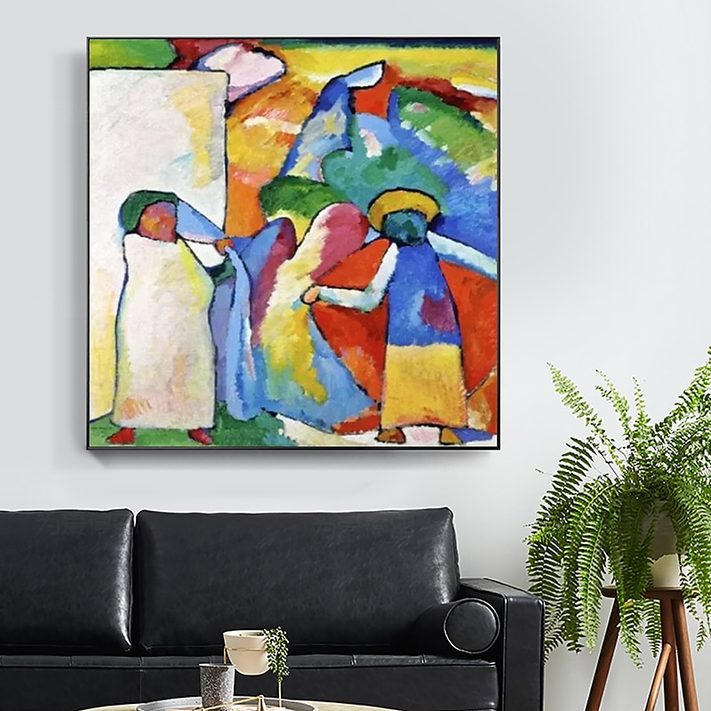 Famous Oil Painting Canvas Wall Art Decoration Wassily Kandinsky Abstract for Home Decor Rolled Frameless Unstretched Painting 2025 - GBP £64.38 –P9