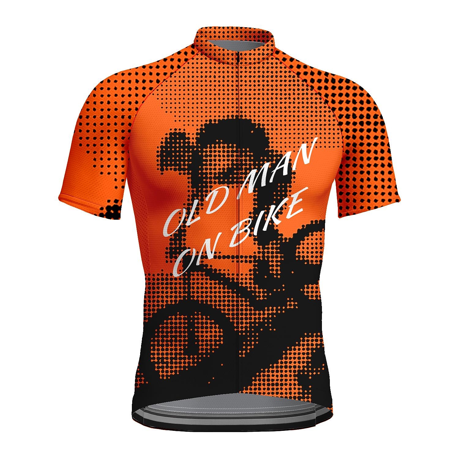 Per uomo Maglia da Ciclismo Grafico Divertente VECCHIO IN BICICLETTA Manica Corta Bicicletta Maglia Top con 3 tasche posteriori Mountain Bike MTB Ciclismo su strada Asciugatura Rapida Strisce del 2026 a $30.99 –P6
