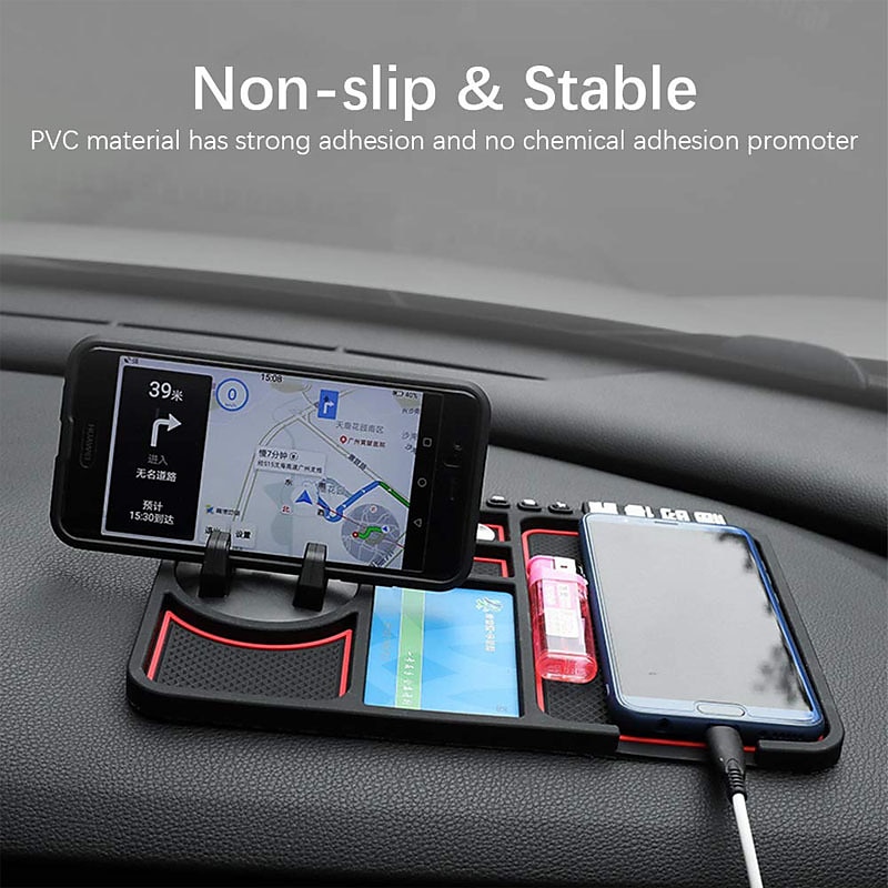 Multifunctional Car Anti-Slip Mat Non-Slip Phone Sticky Anti Slip Dash  Mount Phone Silicone Car Board Mat Pad 2024 - $8.99