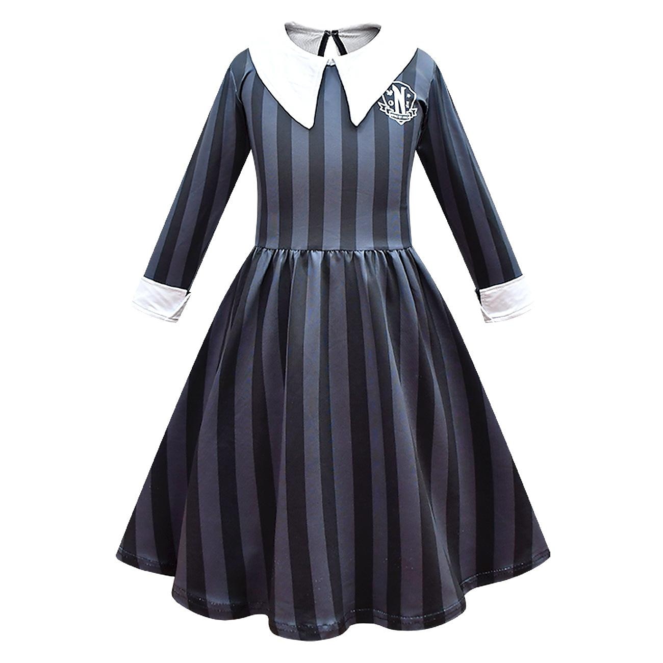 Středa Addams středa Šaty cosplay Filmové kostýmy for Dívčí Dětské Karneval Plesová maškaráda 2025 - $40.99 –P3