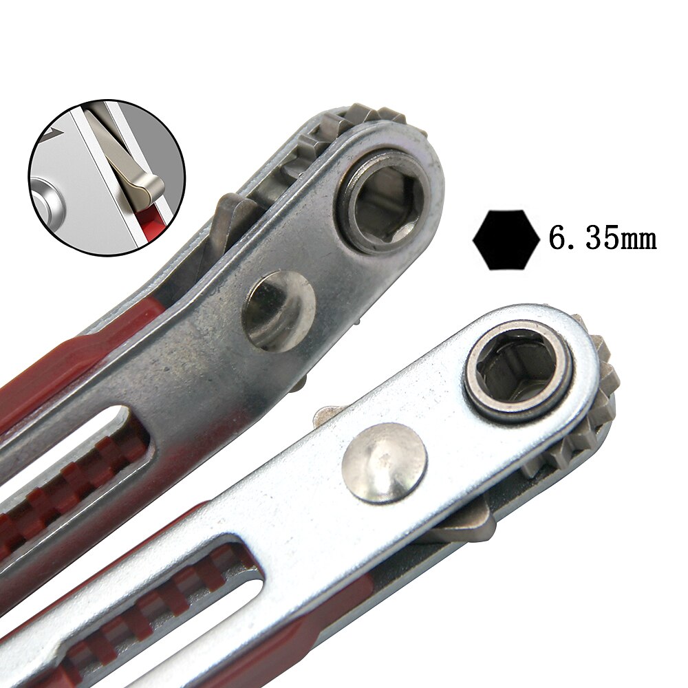 Hexagon Ratchet Spanner 1/4 Inch Mini Ratchet Wrench Screwdriver With Batch Head Set Spanner Screwdriver Hand Repair Tools 2025 - $9.99 –P6