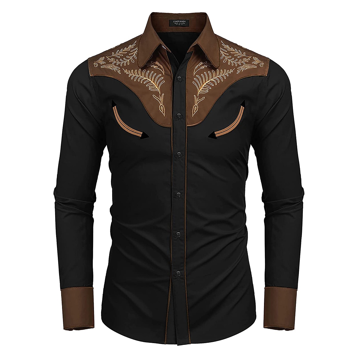 Herren Leopard Hemd Westernhemd Cowboy-Shirt Langarm Modisch Designer Brautkleider schlicht Outdoor Festtage Herbst Winter Umlegekragen Bedruckt Button-Down Blau Braun Khaki Schwarz / Rosa 2025 - $26.99 –P3