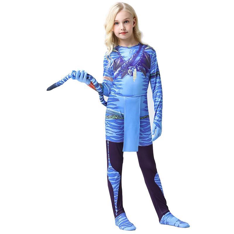 Avatar: The Way of Water Neytiri Jake Sully Zentai-kostymer Cosplay-kostym Film-cosplay for Pojkar Flickor Barn Karnival 2025 - $37.99 –P10