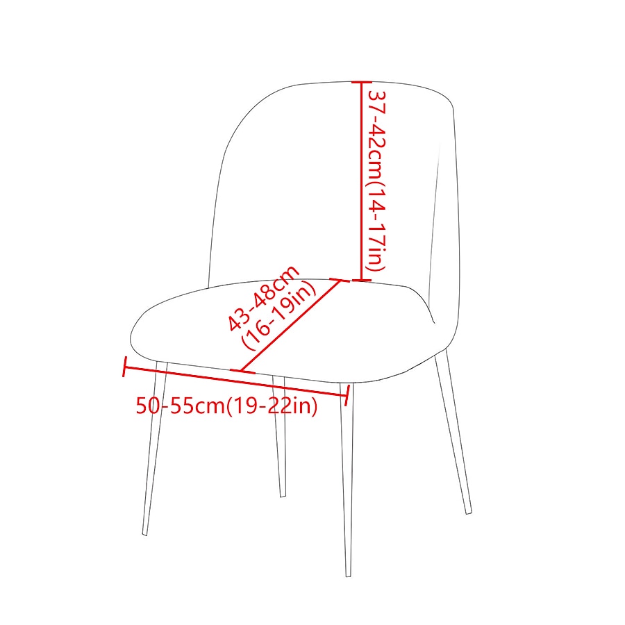 Dining Chair Cover Burgundy Stretch Jacquard Upholstered Side Dining Chair Cover Slipcover Curved Back Mid Century Accent Dining Chair Covers for Kitchen Living Room 2025 - $13.49 –P1
