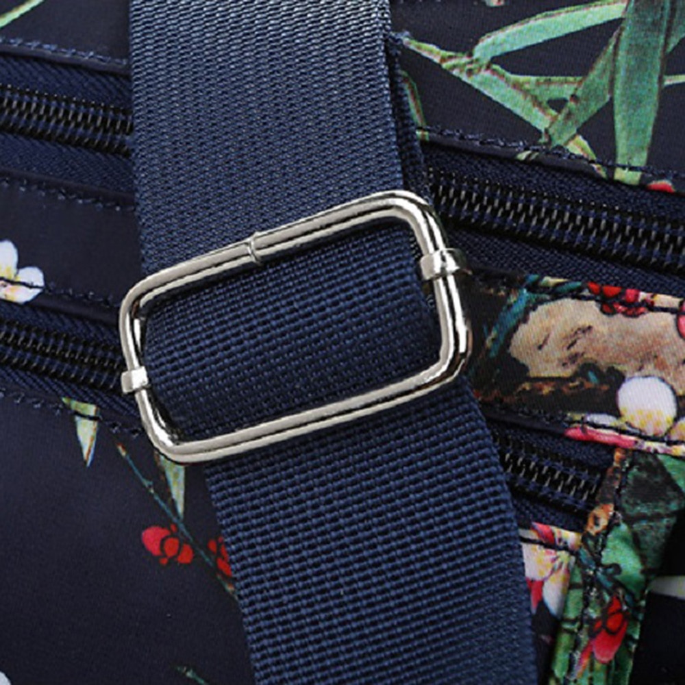 Per donna Borsa a tracolla Borsa a tracolla Nylon Esterno Giornaliero Per uscire Stampa Impermeabile Floreale Fiore decorativo Nero grigio Nero Bianco del 2026 a $18.99 –P6