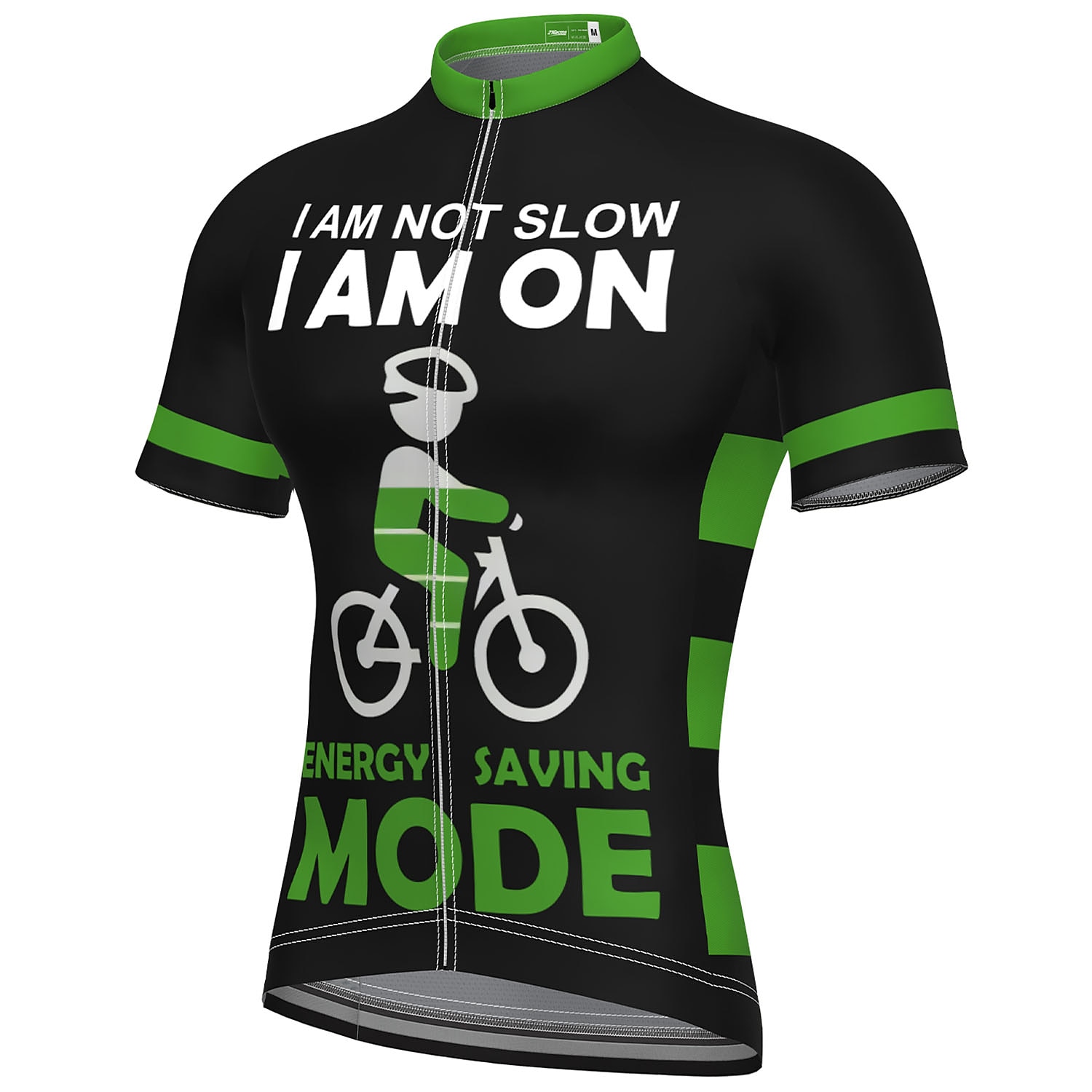 21Grams Voor heren Wielrenshirt Korte mouw Fietsen Kleding Bovenlichaam met 3 achterzakken Bergracen Wegwielrennen Ademend Zacht Sneldrogend Achterzak Zwart Wit Geel Regenboog Polyester Sport Kleding 2025 - $28.99 –P9