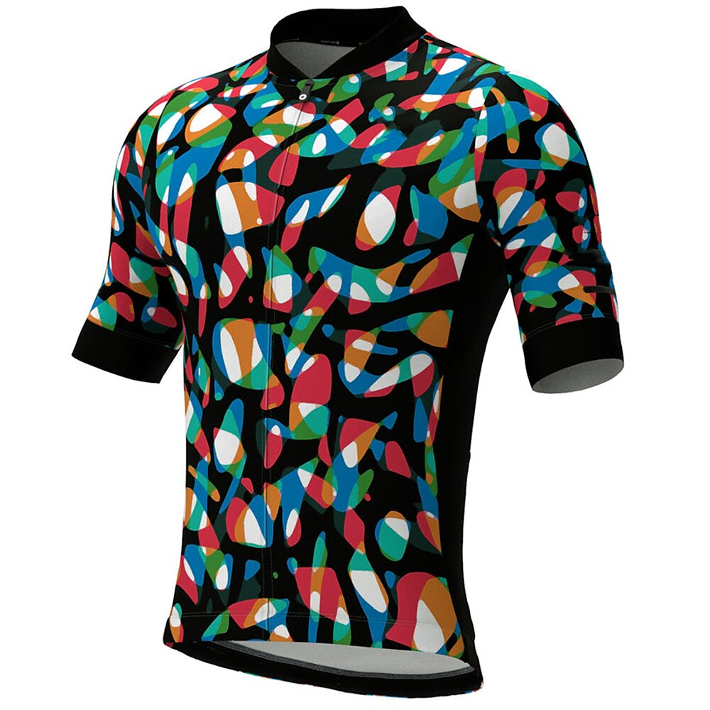 21Grams Homme Maillot Velo Cyclisme Manche Courte Cyclisme Top avec 3 poches arrière VTT Vélo tout terrain Vélo Route Respirable Evacuation de l'humidité Séchage rapide Bandes Réfléchissantes Jaune de 2025 ? $28.99 –P14