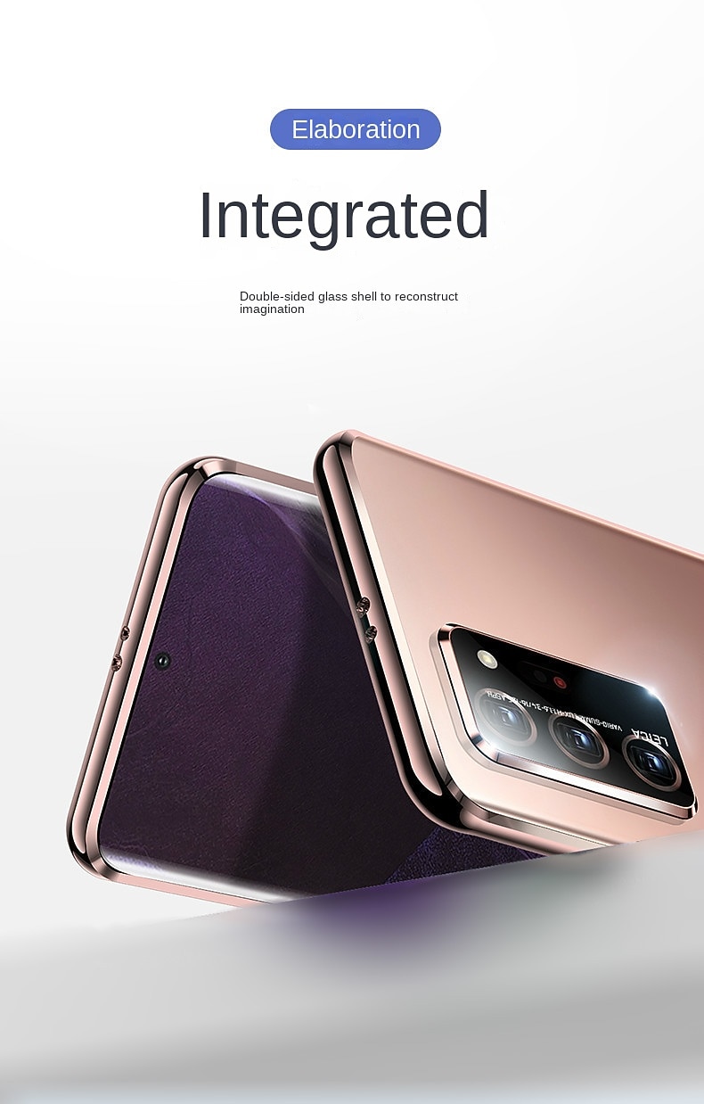 Phone Case For Samsung Galaxy S26 Ultra Plus S25 S24 S23 S22 S21 Ultra Plus Magnetic Adsorption Bumper Frame Magnetic Full Body Protective Solid Colored Tempered Glass Metal 2026 - $19.99 –P9