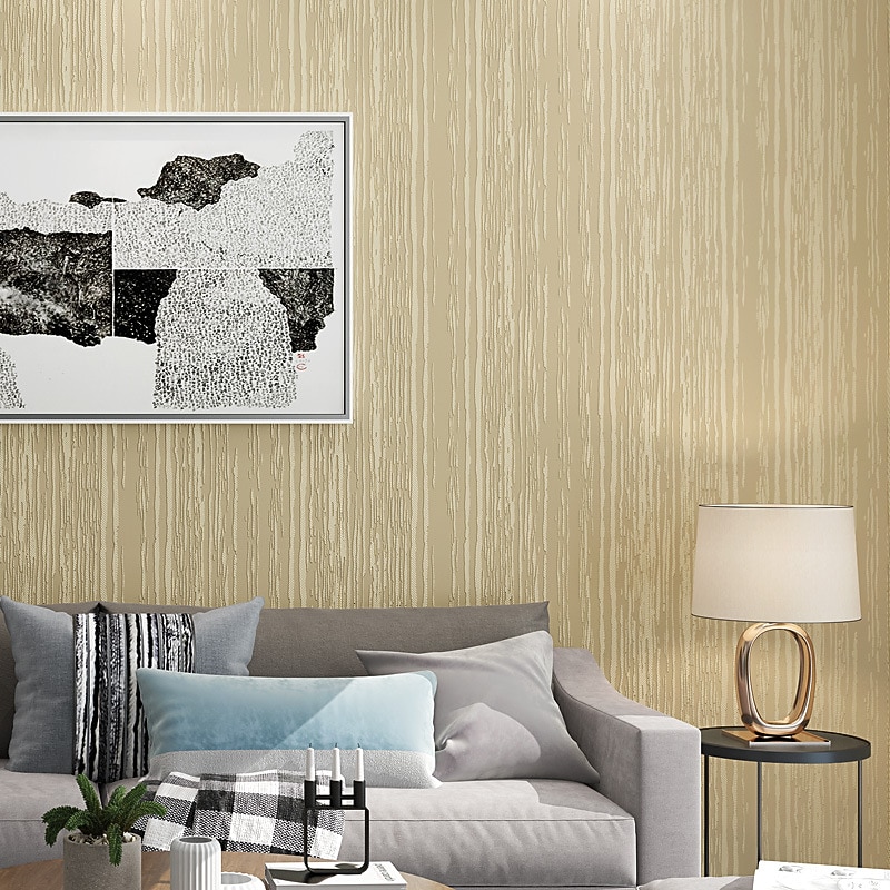 פסי טפט כיסוי קיר סרט מדבקה לקלף ולהדביק בד לא ארוג מובלט בעיצוב הבית 300x53 ס"מ/118.11x20.87 אינץ' 2025 - $24.99 –P3