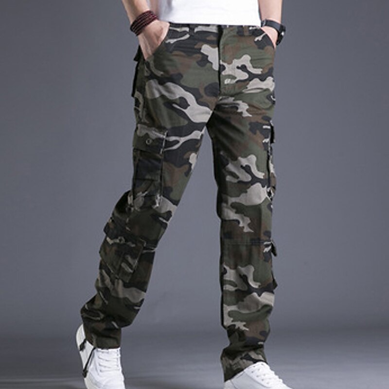 Men's Cargo Pants Cargo Trousers Trousers Work Pants Flap Pocket Plain  Camouflage Comfort Breathable Work Dai… in 2023 | Camouflage cargo pants,  Work pants, Cargo pants men