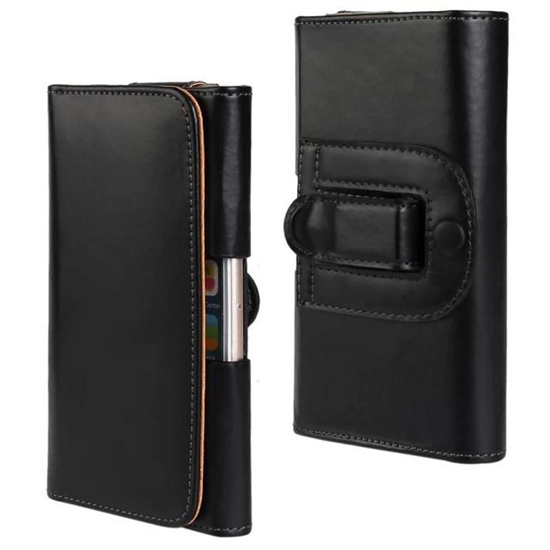 leren telefoonhoesje 7,2/6,5/6,2/5,2'' heuptas magnetische verticale telefoonhoes voor iPhone 14 Pro Max 13 12 11 etui hoes riemclip 2025 - $17.99 –P3