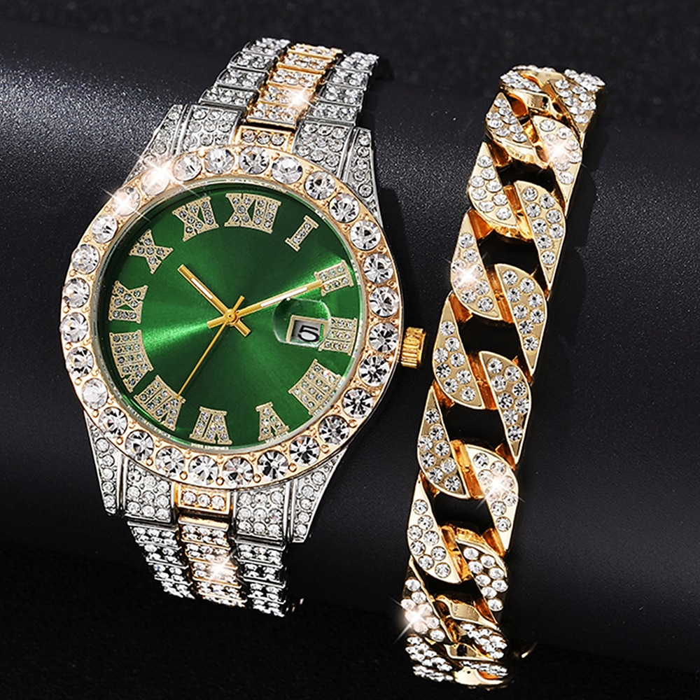 Diamanten Cadeau voor Vrouwen Horloges Gouden Horloge Dames Polshorloges Luxe Merk Strass Cadeau voor Vrouwen Armband Horloges Vrouwelijke Relogio Feminino 2026 - $19.99 –P6