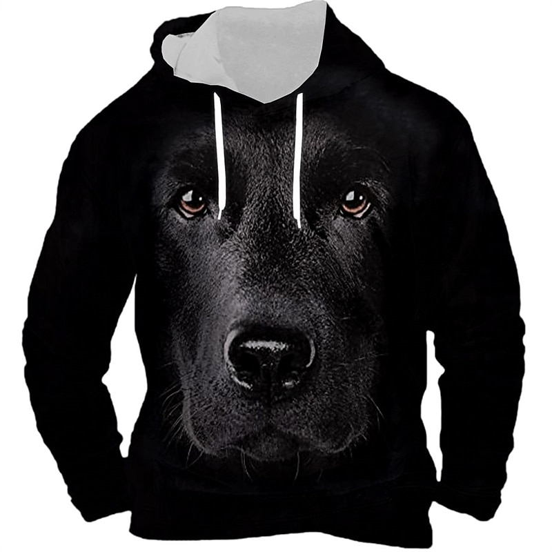 Per uomo Cane Stampe Grafiche Felpa con Cappuccio Felpe con cappuccio Felpa Streetwear Designer Manica Lunga Con Cappuccio Quotidiano Sportivo Nero Rosso Stampato Primavera & Autunno progettista del 2025 a $29.99 –P6