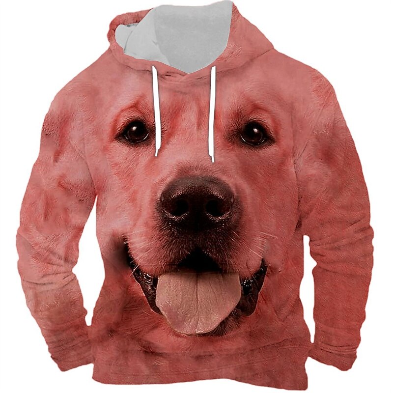 Per uomo Cane Stampe Grafiche Felpa con Cappuccio Felpe con cappuccio Felpa Streetwear Designer Manica Lunga Con Cappuccio Quotidiano Sportivo Nero Rosso Stampato Primavera & Autunno progettista del 2025 a $29.99 –P2