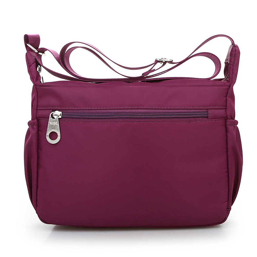 Borsa a tracolla da donna in nylon blu navy – borsa a tracolla multitasche resistente per lavoro, viaggi e uso quotidiano del 2026 a $18.99 –P5