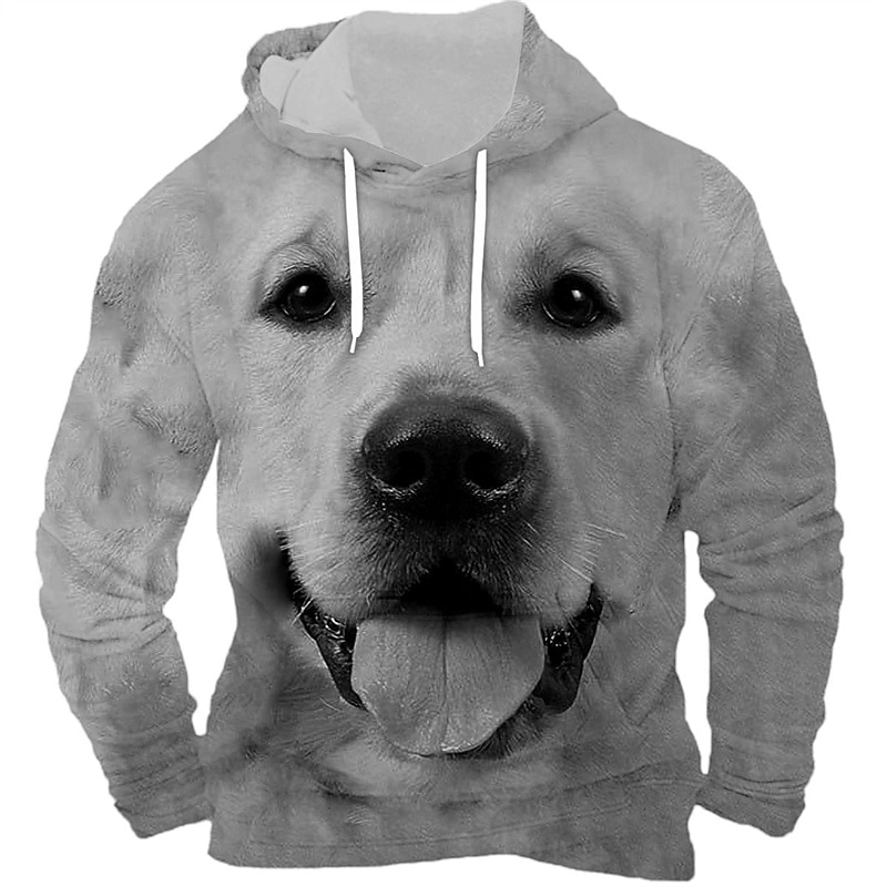 Per uomo Cane Stampe Grafiche Felpa con Cappuccio Felpe con cappuccio Felpa Streetwear Designer Manica Lunga Con Cappuccio Quotidiano Sportivo Nero Rosso Stampato Primavera & Autunno progettista del 2025 a $29.99 –P5