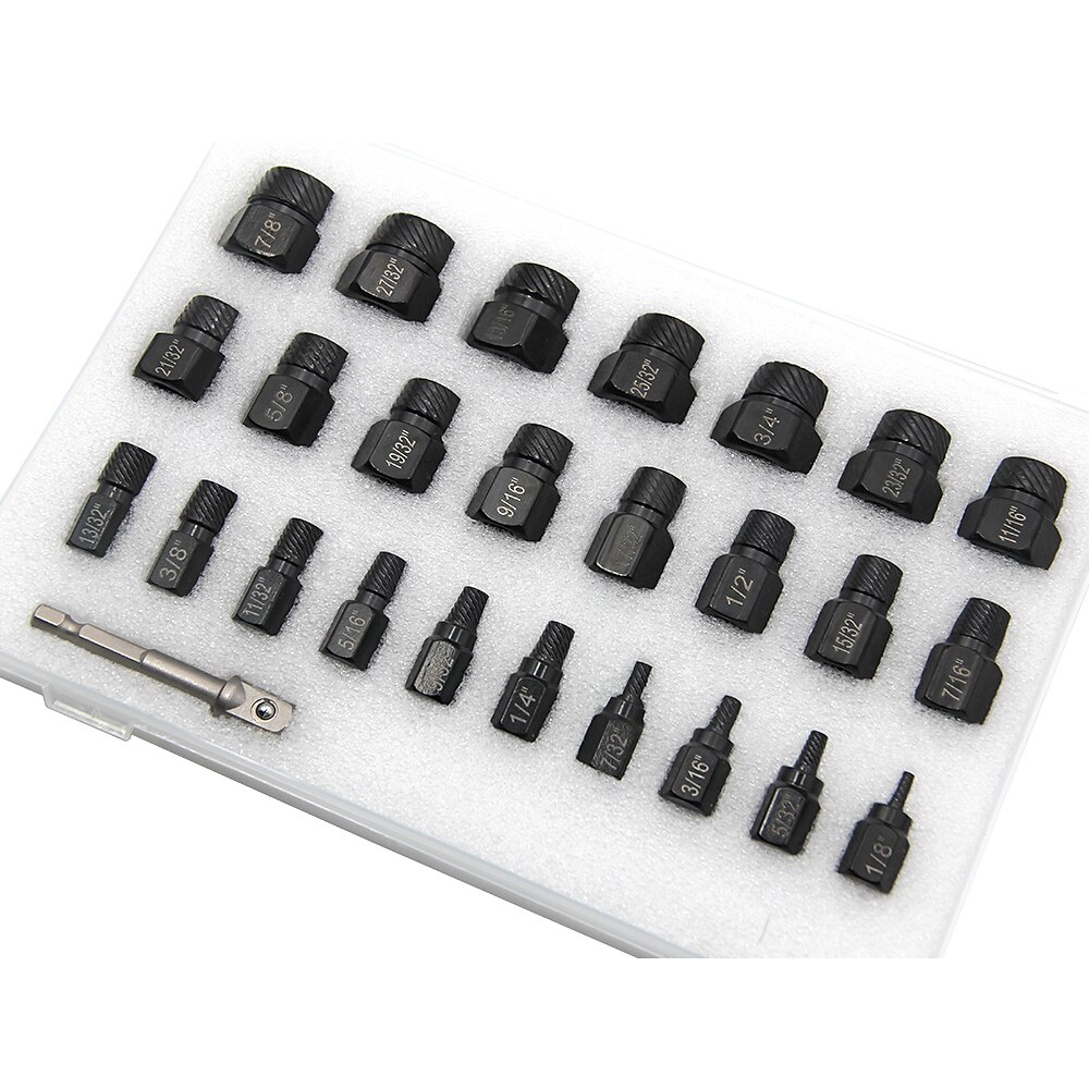 26Pcs British Broken Head Screw Extractor Multi-Spline Screw Slide Thread Broken Screw Removal Tool 2025 - $52.99 –P3