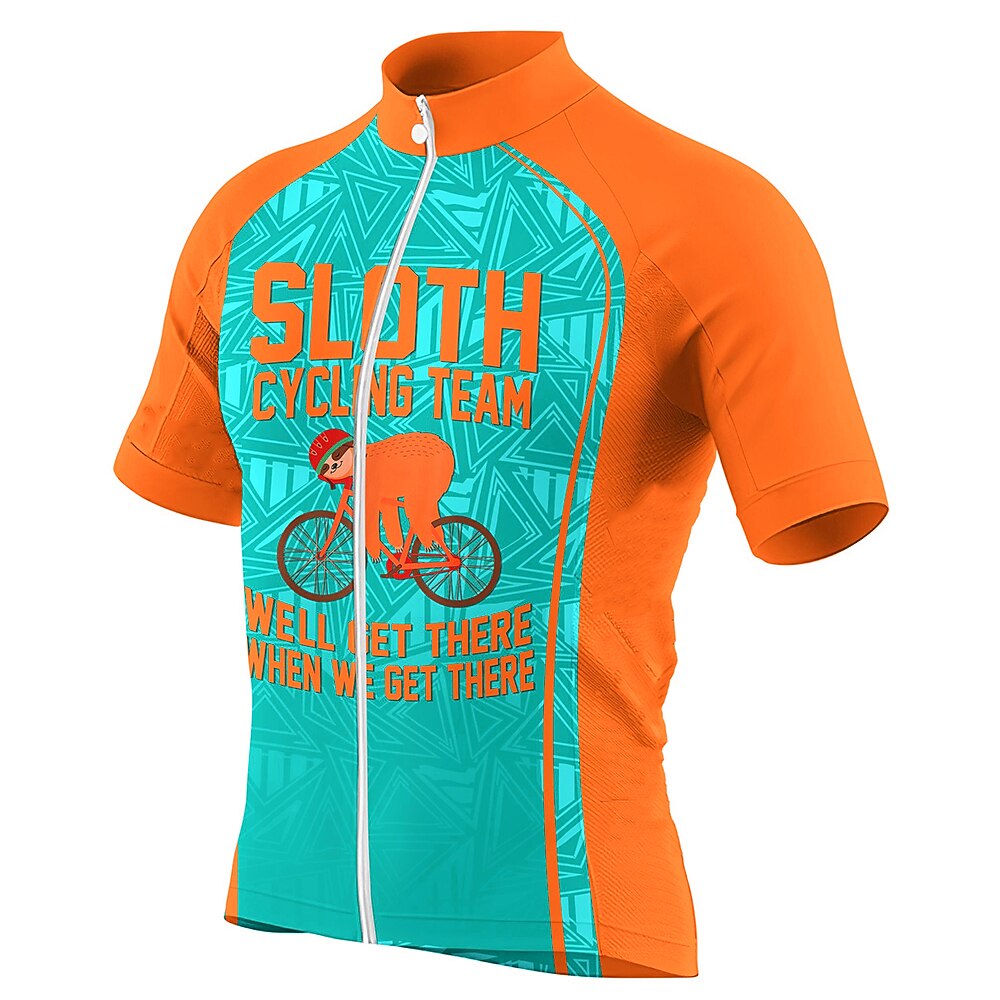 Hombre Maillot de Ciclismo Gracioso Perezoso Manga Corta Bicicleta Maillot Camiseta con 3 bolsillos traseros MTB Bicicleta Montaña Ciclismo Carretera Secado rápido Bandas Reflectantes Bolsillo 2026 - $30.99 –P2