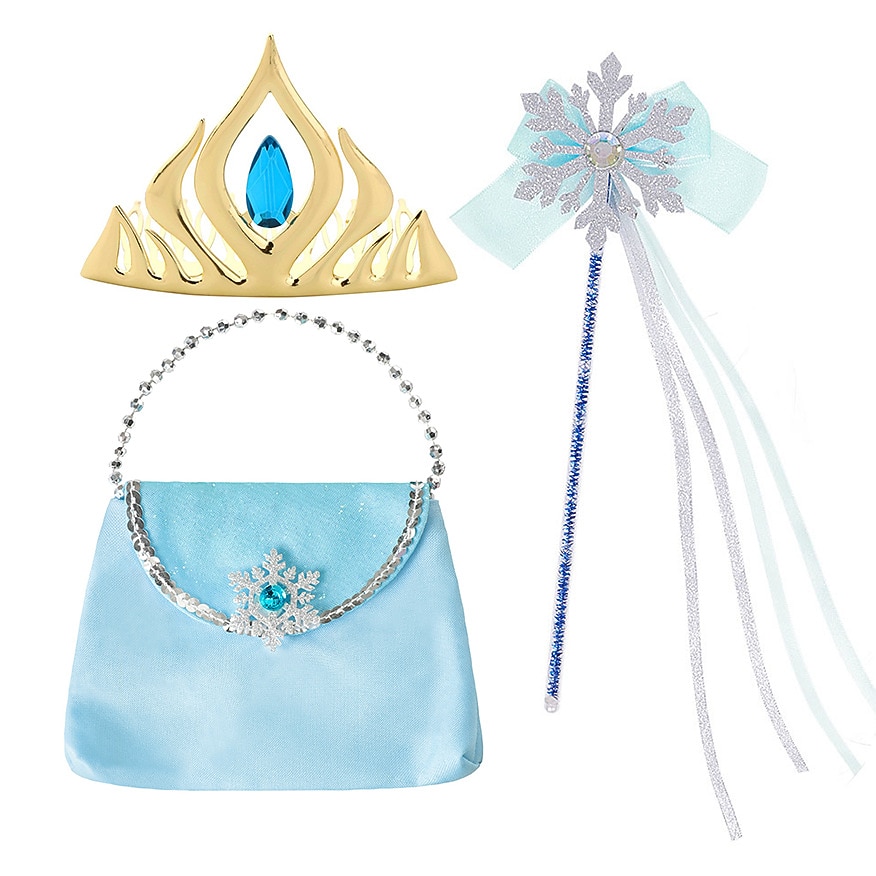 Semaine du livre 2026 La Reine des Neiges Glacial Conte de Fées Princesse Anna Robe de demoiselle d'honneur Costume de soirée à thème Robes en tulle Cosplay for Fille Enfant Noël Carnaval Mascarade de 2026 ? $51.39 –P3