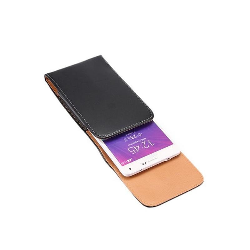 leren telefoonhoesje 7,2/6,5/6,2/5,2'' heuptas magnetische verticale telefoonhoes voor iPhone 14 Pro Max 13 12 11 etui hoes riemclip 2025 - $17.99 –P14